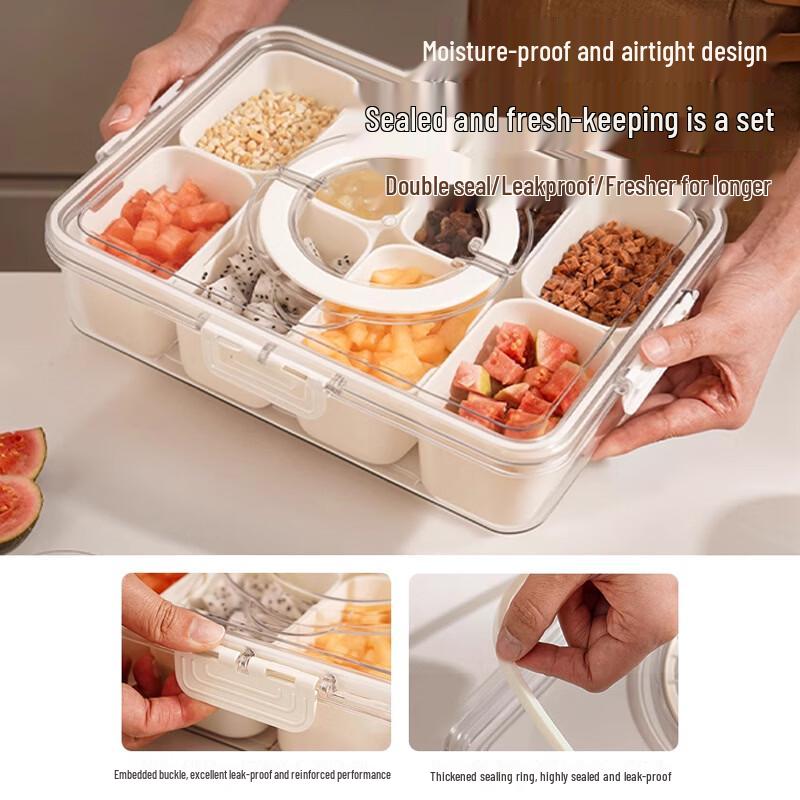 304 Stainless Steel Divided Food Storage Container