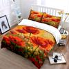 Bright red poppy flowers. Bedding sets Duvet cover sets Duvet covers Pillowcases(1* Duvet Cover 2* Pillowcases without duvet insert)