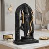 Polyresin 3D Ram Lalla Ayodhya Idol Statue Showpiece Murti for Home Decor Decoration Gift Gifting Items