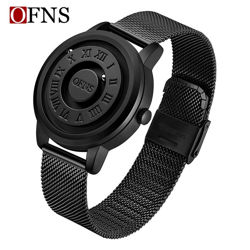 Oufanni Magnetic Levitation Men's Watch - Innovative Bezel-less Roller Ball Design