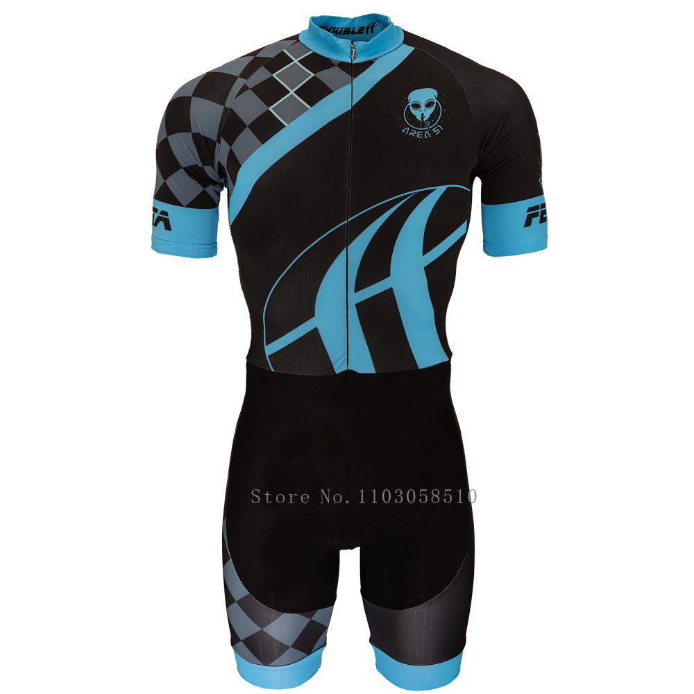 Kombinezon Wyścigowy Triathlonowy DoubleFF Speed Skinsuit na Rolki Wrotki Szybkie Rolki Sportowe na Rolkach Jumpsuit Zestaw Główny 2025