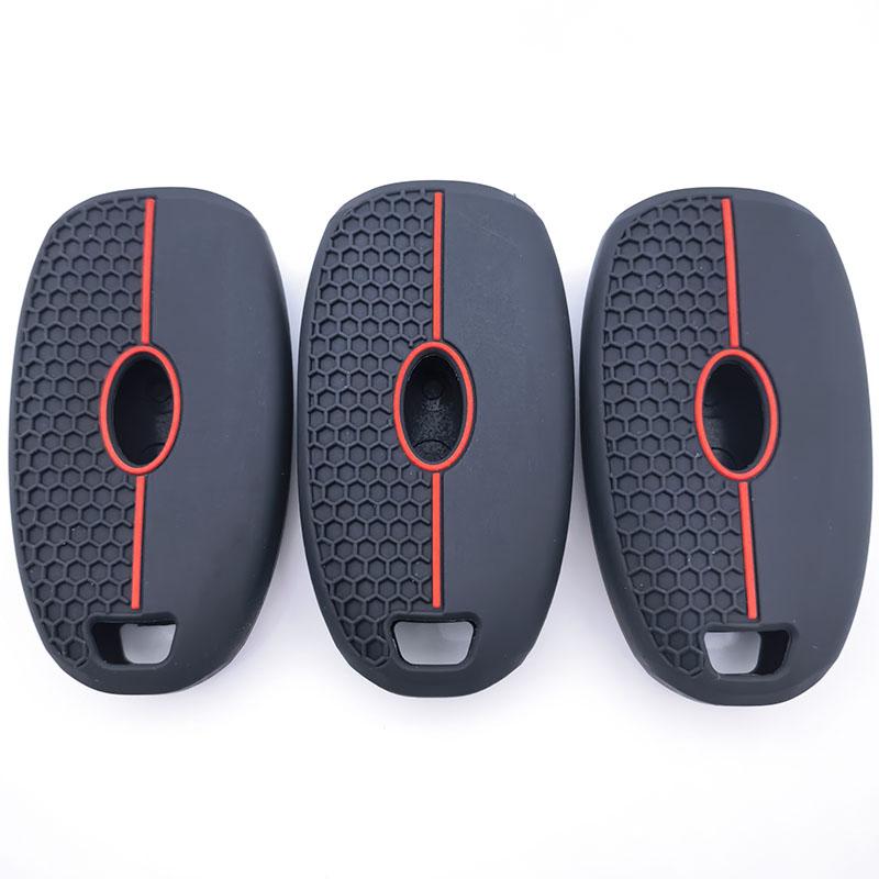 Silicone Auto Smart Key Fob Cover Case Fit For Hyundai Palisade Limited Palisade Sel Elantra Sel Elantra Santa Fe Veloster