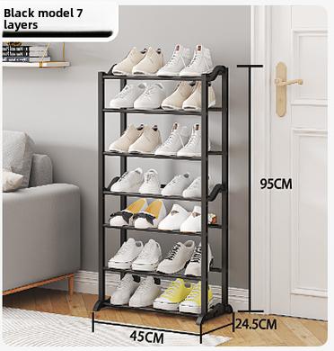 Multilayer Wavy Shoe Rack Home/Dorm - Space Saving Detachable Shoe Organizer for Entryway Holds 8-15 Pairs, Sturdy & Lightweight