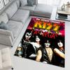 KISS rock band Carpets and Rug 3D Printing Carpet Floor Mat Living Room Bedroom Large Area Soft Carpet-JM006