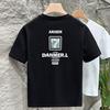 New Summer Cotton Thin Printed Short-sleeved T-shirt for Men