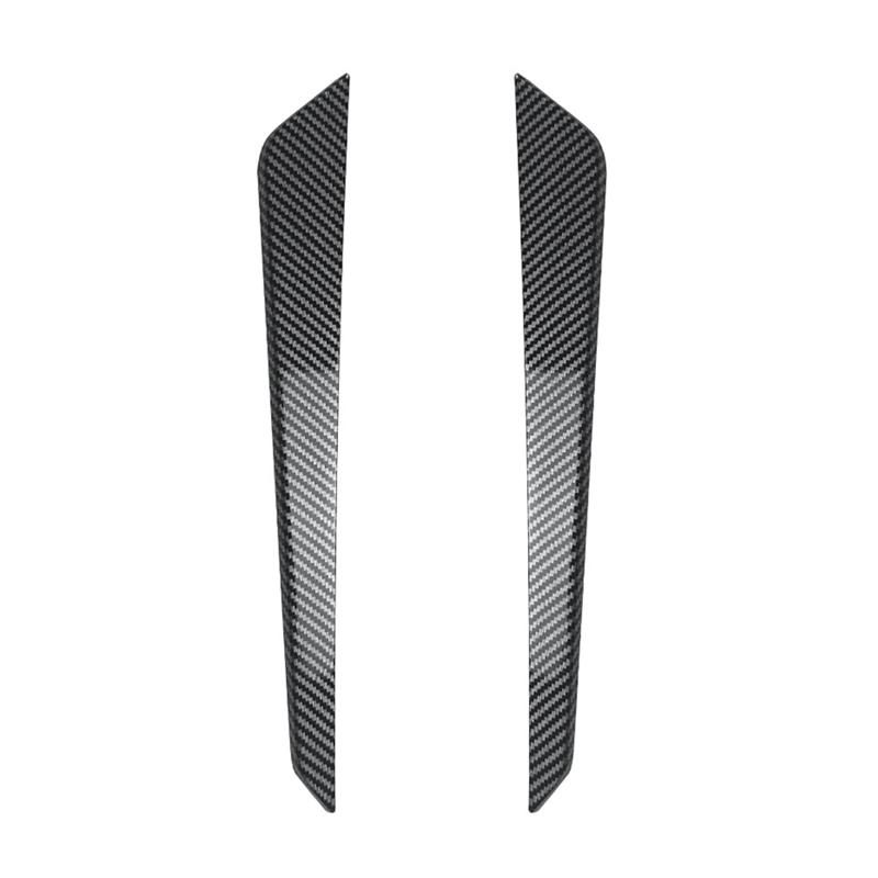 Car Front Bumper Side Splitter Spoiler Fog Lamp Side Spoiler Trim For Subaru WRX STI VA 2015-2021 Carbon Fiber NONE