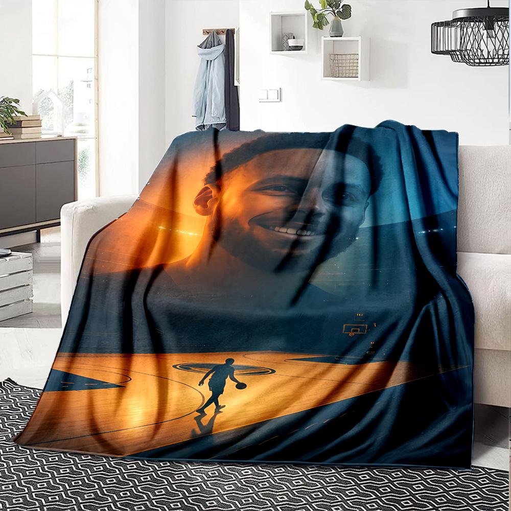 Stephen Curry Blanket Comfortable Great for Office Bedding Seaside for All Occasions Warmthful Decor Ideal Gift for Friends Family Couples Picnic