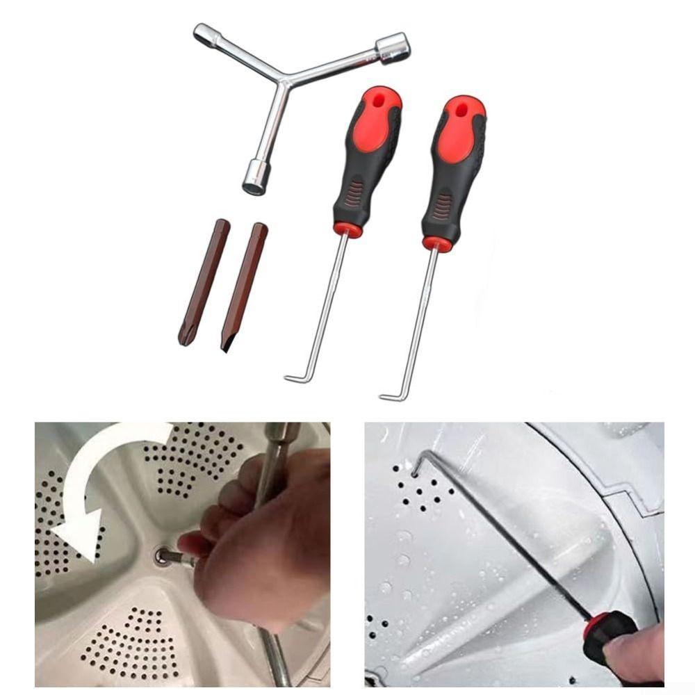 5 PCS Reliable Screwdriver Set Washing Machine  Hook  Inner Outer Tub Maintenance