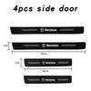 BATA7 Car Door Sill Protective Sticker Carbon Fiber Leather Threshold Strips for Skoda Fabia Superb Octavia Rapid Mk3 A4 A6 A7 2 3 A5