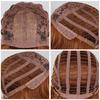 European & American Brown Bob Wig with Bangs - Short Straight Synthetic Hair