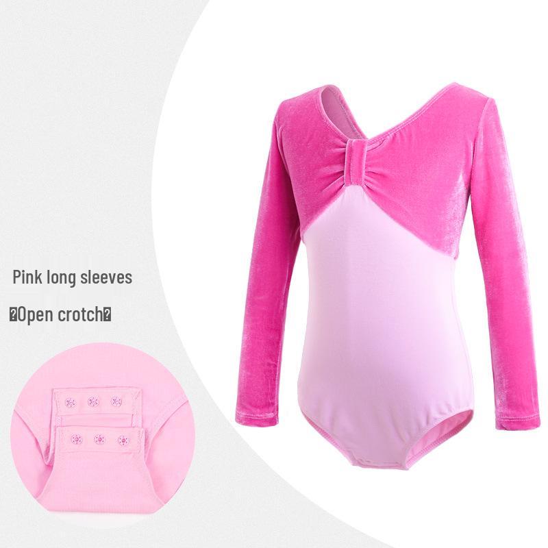 

Дівчачий велюровий леотар з довгим рукавом для балету та латиноамериканських танців на осінь/зиму 170 (Height 165-170cm)