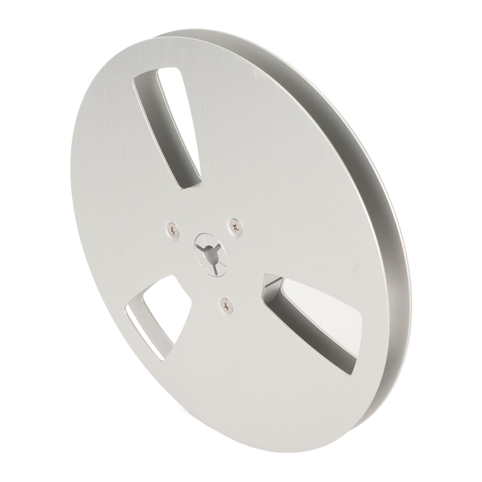 

1 4 7 Inch Empty Reel Universal 3 Holes Aluminum Alloy Opening Machine Part Takeup Reel серебряный