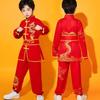 with Belt Kungfu Uniform Long Sleeves Tai Chi Uniform Fashion Traditional Perform Outfits  Children