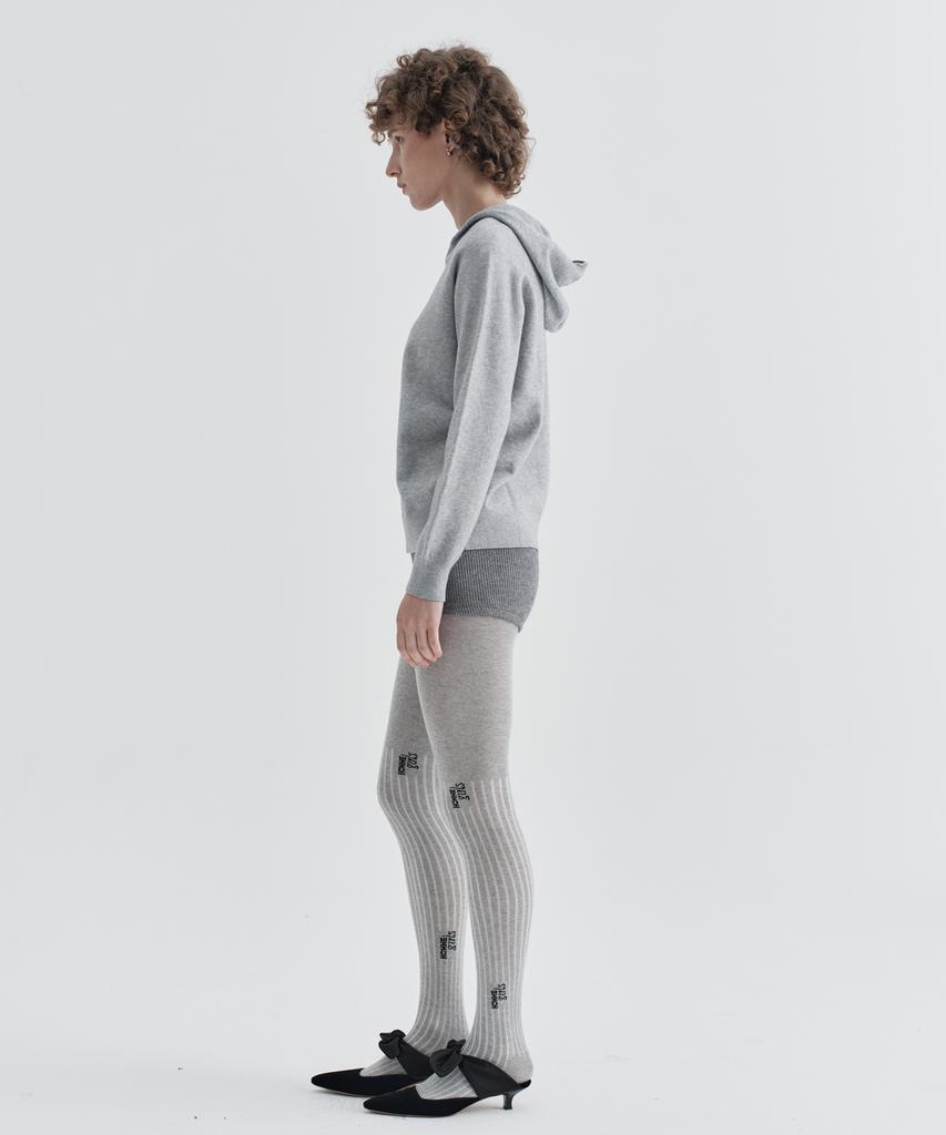 EZIO WOMEN W Essential Hoodie Knit_Grey