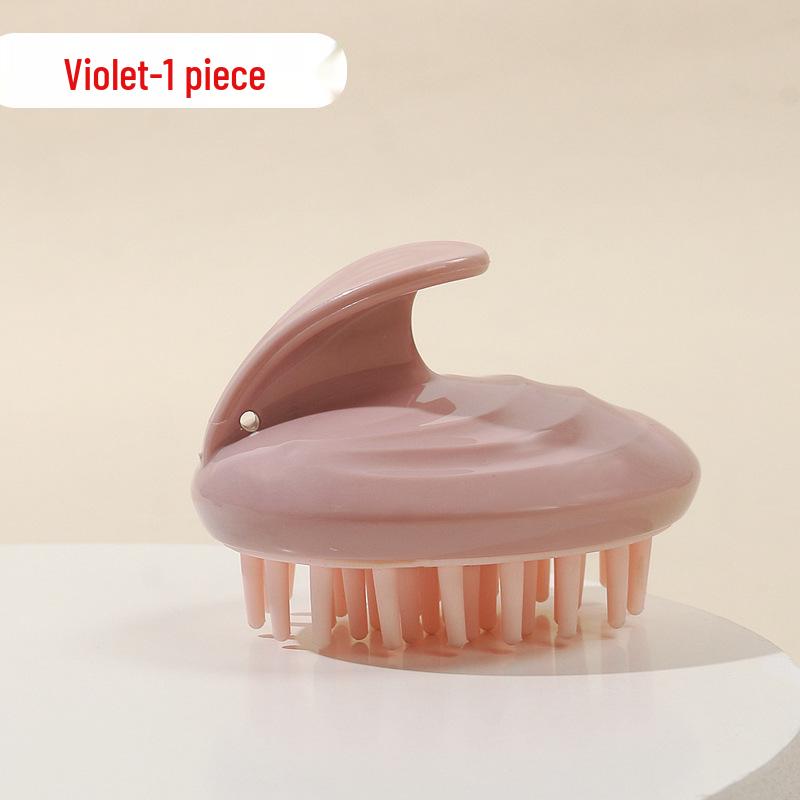 Saç Yıkama için Silikon Kafa Masaj Aleti ve Şampuan Fırçası