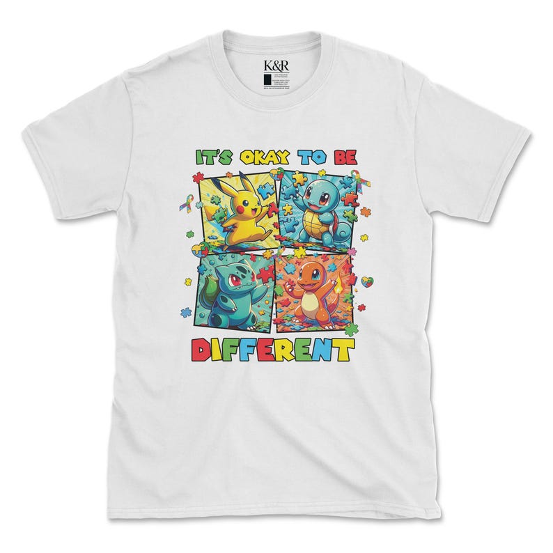 Classic Four Autism Awareness Unisex Shirt | Newborn, Infant, Toddler, Kids | Poke 150