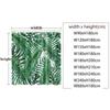 Green Plant Leaves Print Shower Curtains Watercolor Boho Floral Waterproof Morden Bathroom Bathtub Curtain Room Decor With Hooks