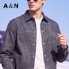 Antonio Men's Casual Long Sleeve Button-Up Shirt Jacket