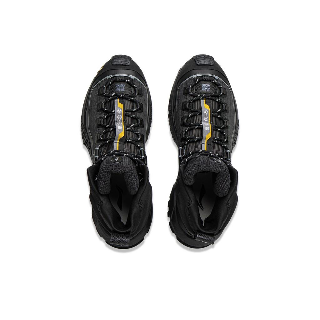 Li Ning Outdoor CF River Pro HI WP Comfortable Fashionable Minimalist Reflective Rebound Supportive High-Top Hiking Shoes AHTV035-1