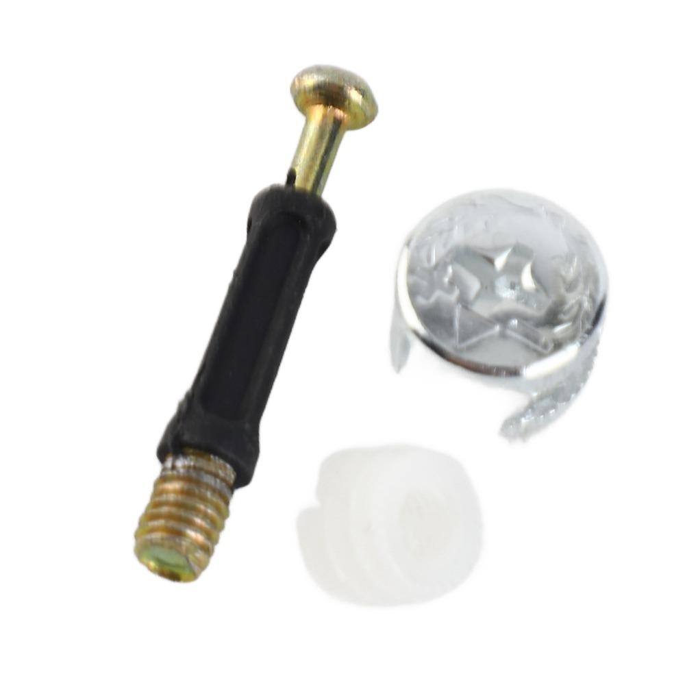 20PCS Durable Eccentric Wheel Connecting Piece Threaded Dowel Screws For DIY Furniture