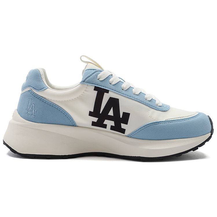 MLB Chunky Jogger Stoff Retro Trend Rutschfest Langlebig Leicht Erhöhte Höhe Niedrige Sohle Dad Shoes Unisex Sneaker Hellblau 3ASXX111N-07BLL