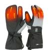 Smart Heating Gloves Custom Outdoor Sports Electric Heating Ski Gloves All Finger Warm Mens Winter Gloves Waterproof