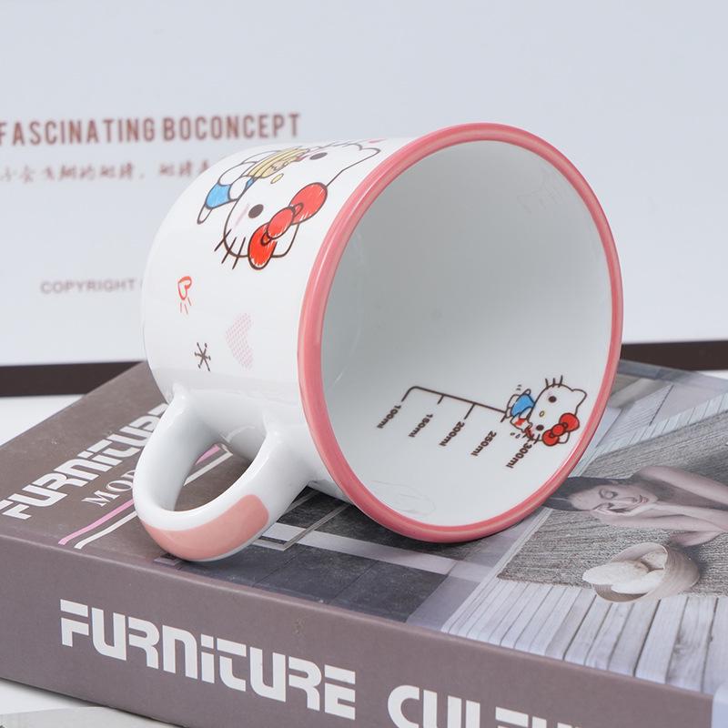 Sanrio Kuromi Cartoon Ceramic Breakfast Cup for Girls