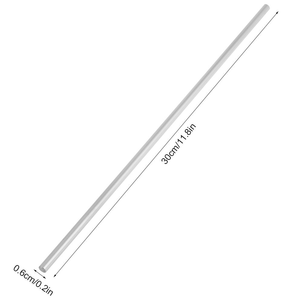 1 pz. Acciaio per Cuscinetti Alber Lineare Cilindrico Guida a Barra Tonda Dritta Diametro 6 mm (300 millimetri)