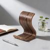 Portable Wooden Phone and Tablet Stand for Easy Viewing