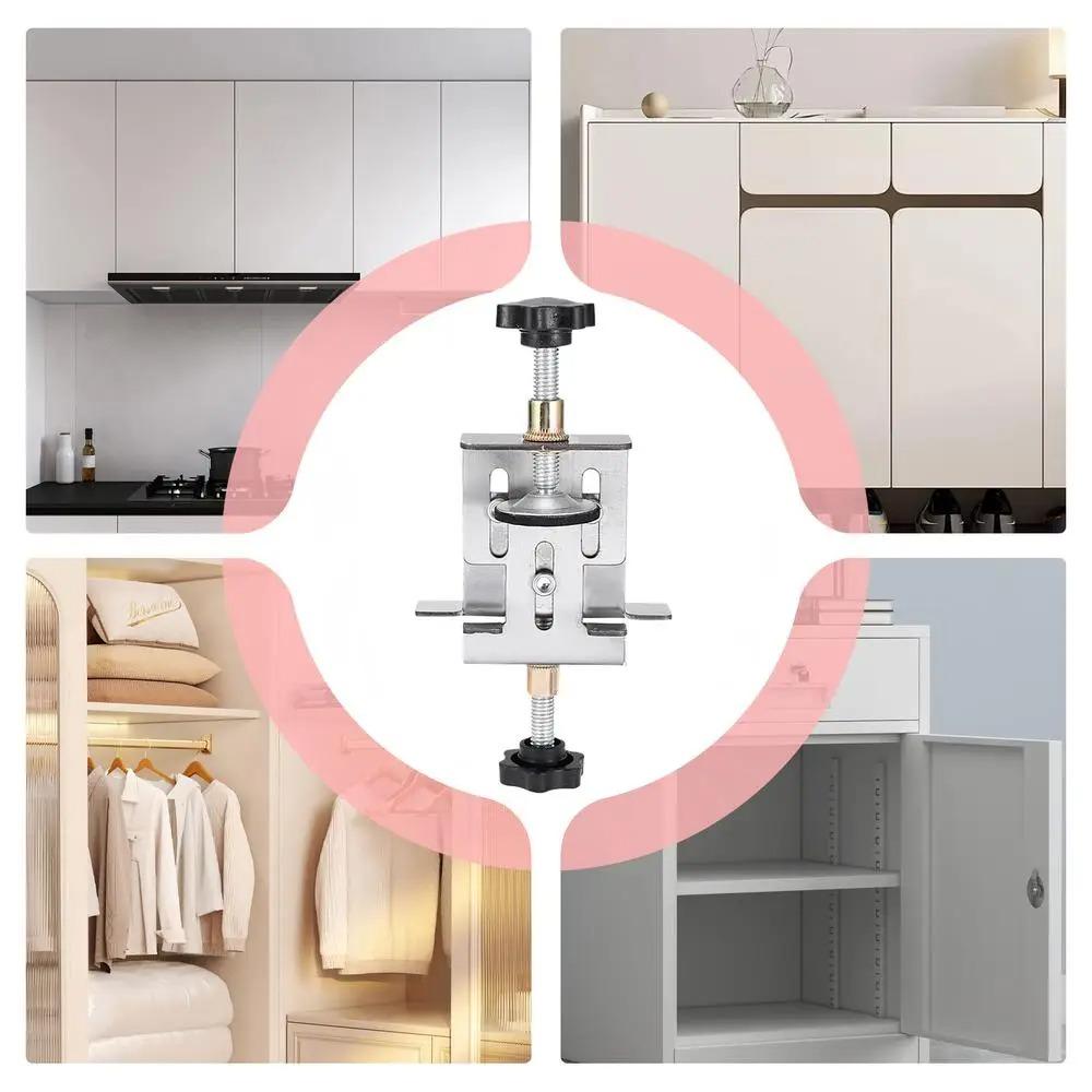 Stainless Steel Cabinet Door Installation Positioner Floor Cabinet Support Clamp  Woodworking