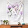 Kawaii Home Decor Wall Hanging Tapestry Cute Home Decor Tapestry Anime Girl Tapestry Cute Girl Tapestry