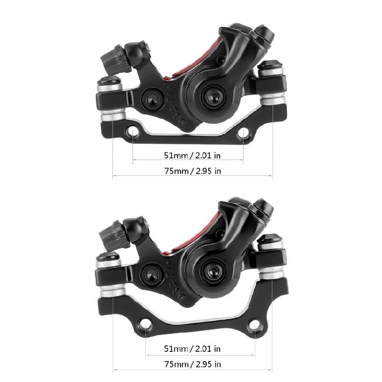 Mountain Bikes Line Pulling Brakes Front & Rear Caliper for Folding Road Bikes Bicycles Mechanical Disc Brake Caliper