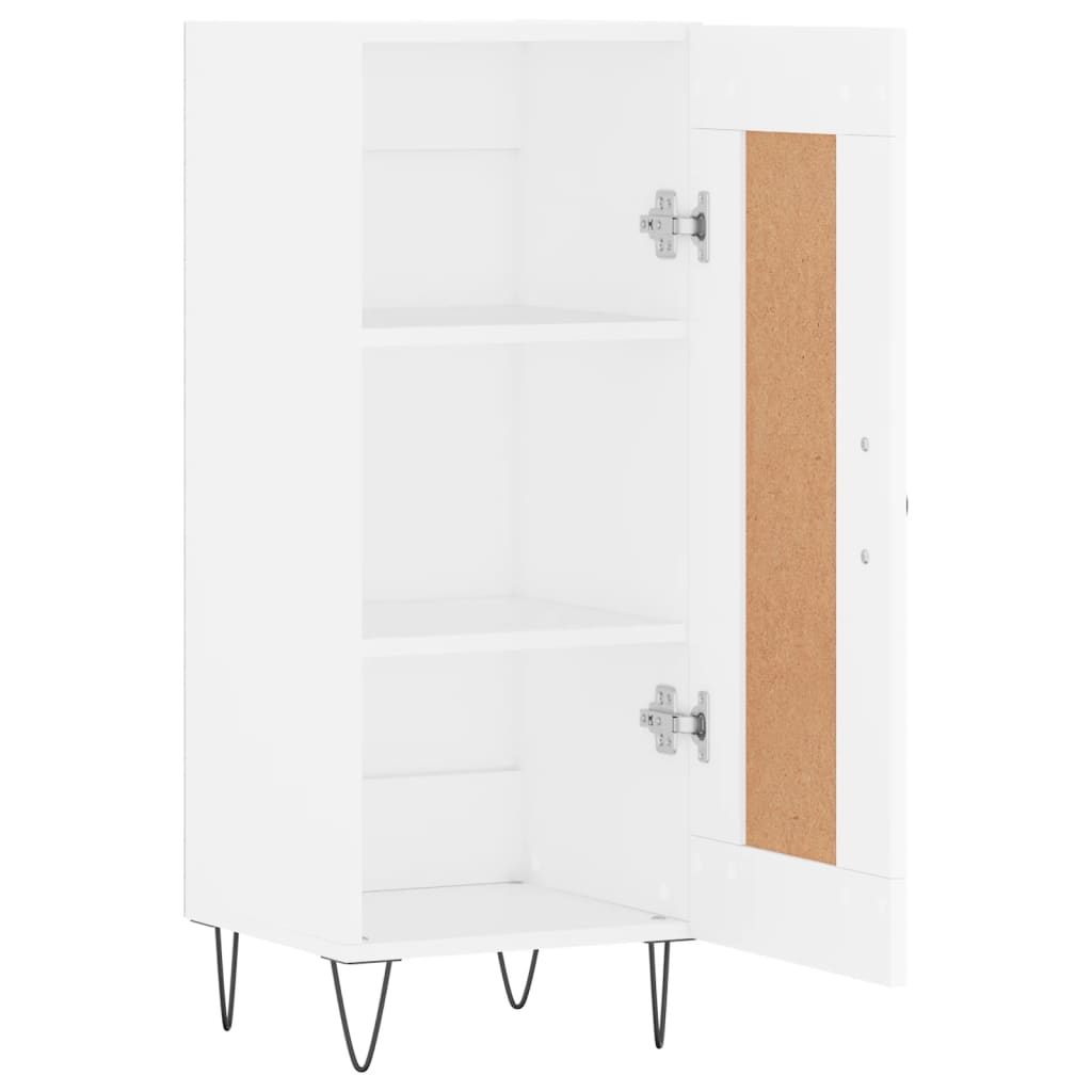 Sideboard White 34.5 x 34 x 90 cm Particleboard