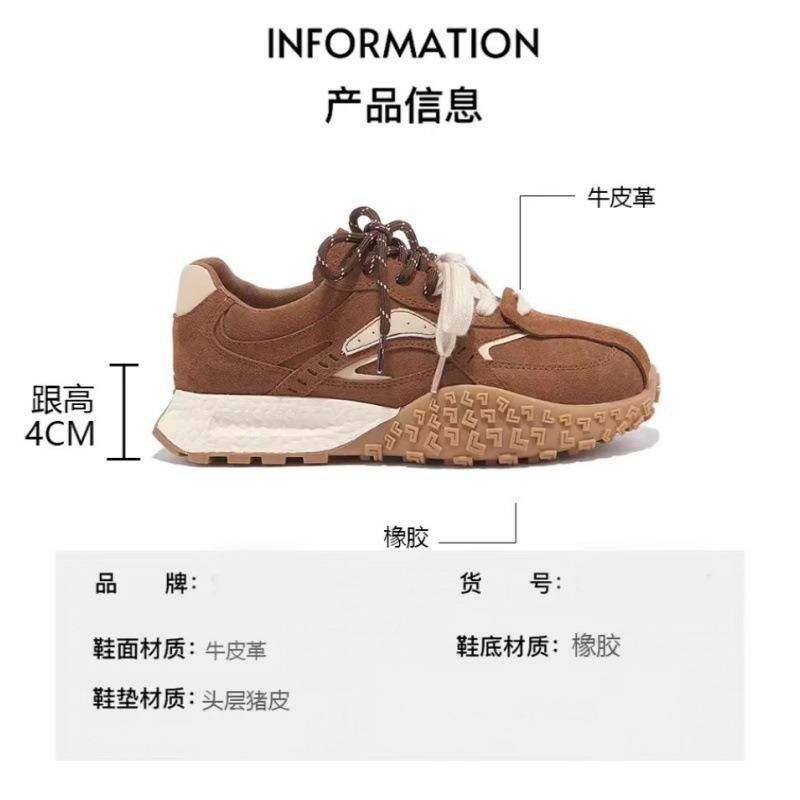 Casual board shoes platform muffin waffle women's new autumn single shoes women