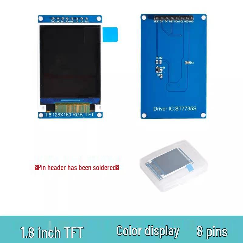 1.8" TFT IPS HD LCD Module, 128x160 SPI Display