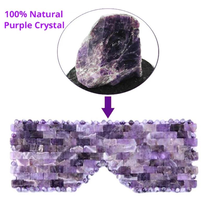 New Rose Quartz Jade Eye Mask Massager Tool Natural Jade Eye Relaxation Massage Stone Skin Massage Beauty Care Tool Gift