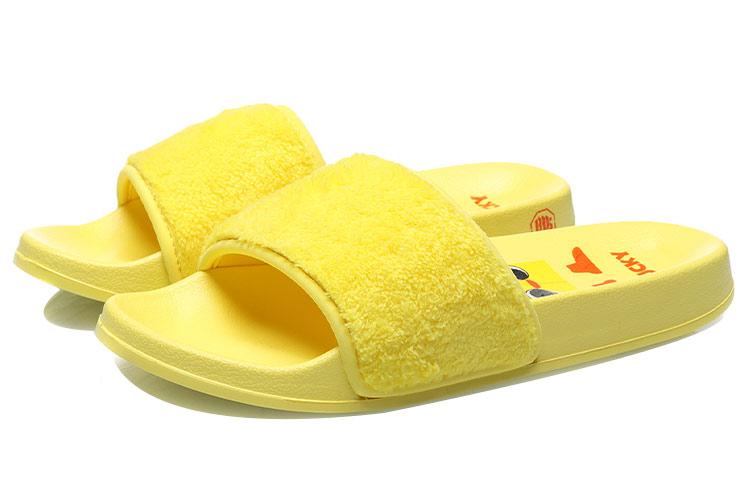 Disney X Li Ning Comfortable Rubber Sole Slide Slippers Women's Yellow ABTR008-3