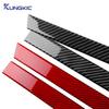 Real Soft Carbon Fiber Sticker For Vauxhall Opel Astra H MK5 2004 2005 2006 2007 2008 2009 2010 Car Driver Headlight Switch Trim