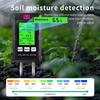 6 In 1 Soil PH Meter Sunlight Ambient Humidity Temp Soil Moisture Tester Air Moisture Nutrient Fertility Meter Gardening Tools