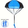 Handwurf Fallschirm Soldaten Spielzeug 1 Stück Outdoor Fliegende Figur Quadratisch Verhedderungsfrei Mini Fallschirmspringer Spiel für Kinder