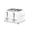 SMEG 4-slice Toaster - 50s Style - White - 2000W