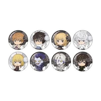 DEATH NOTE Trading Barunko Can Badge Box of 8