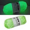1 Roll Knitting Yarn Glow in The Dark Multiple Colour Anti-fade Soft Solid Color DIY Multi-colors Hand Making Luminous Fine Yarn Household Supplies