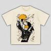 BLEACH Kurosaki Ichigo Anime Printing T-shirt Men's Clothing Women's 2026 Summer New High Quality Cotton Short-sleeved T