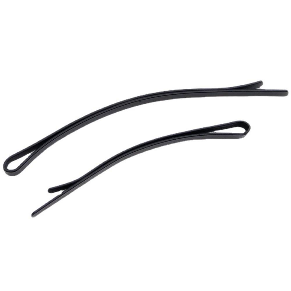 6/12Pcs 6.5/8.5CM Black Hair Clips Arc-shaped Barrette New Hairpins  Headdress