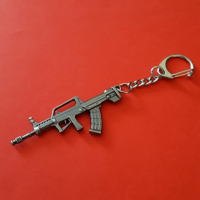 Pistolet d'arme porte-clés pistolet en métal 3d