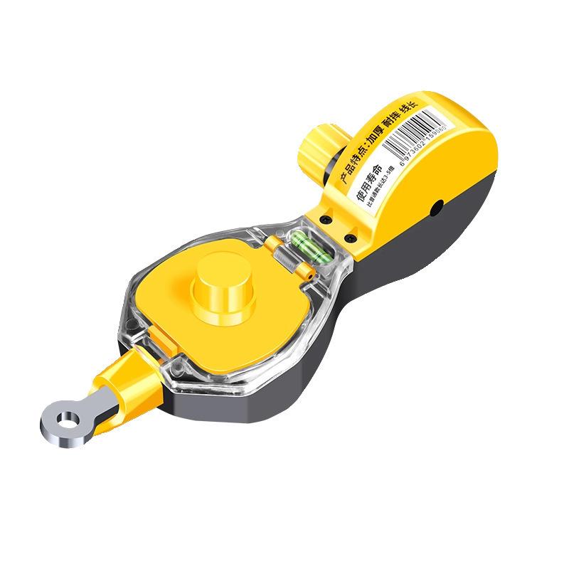 Durable Carpentry Ink Marker for Construction Layout, Drop-Resistant Plastic Liner, Manual and Automatic Wood Line Drawing Tool