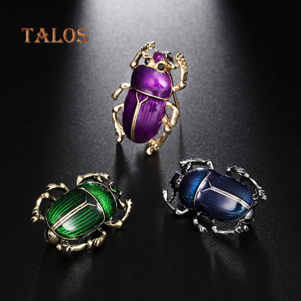 Vintage 2 Colours Gold//Silver Plated Beetle Brooch Pin Women Jewelry Gift Party