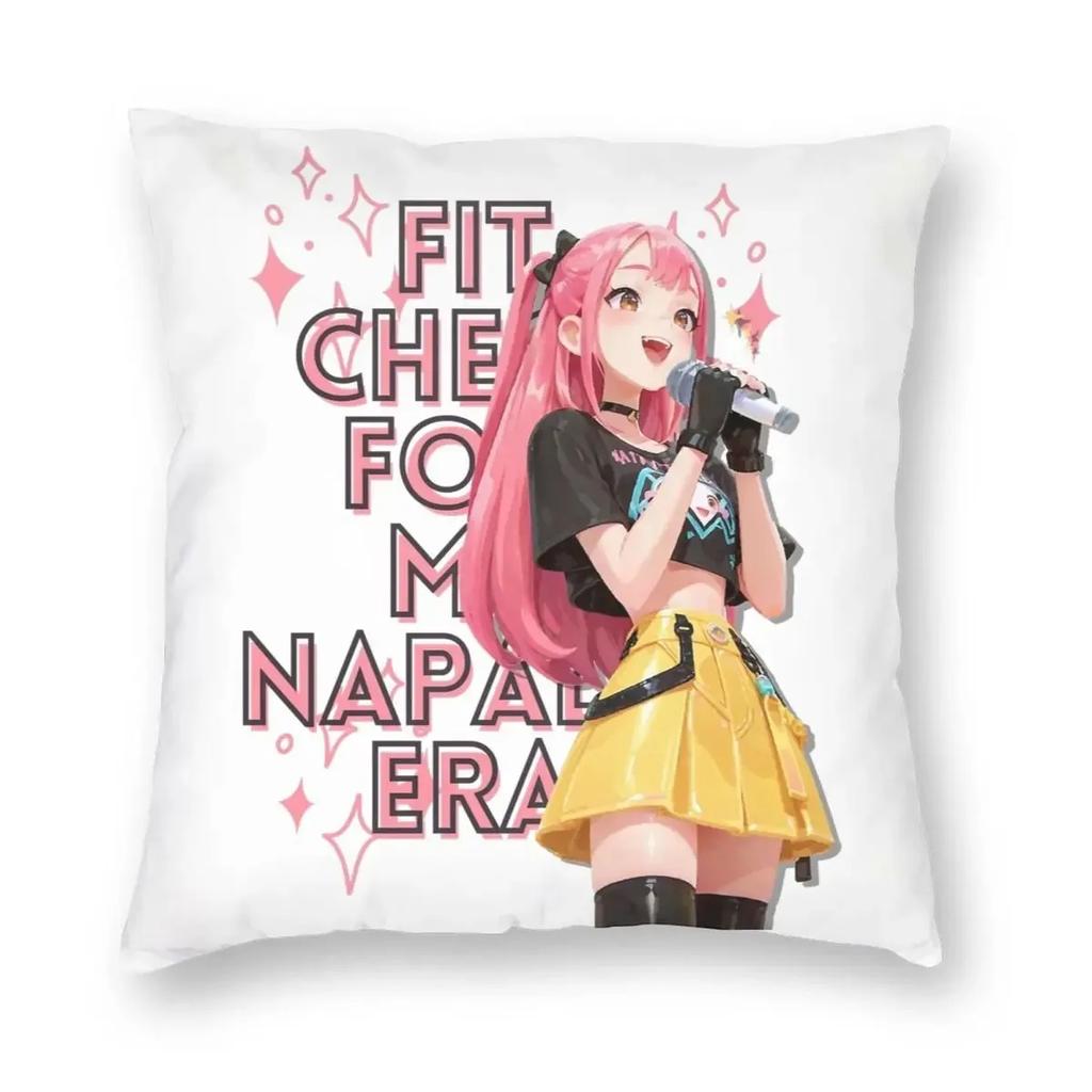 Kpop Demon Hunters Huntrix Cartoon Decorative Cushion Cover Living Room Sofa Bedroom Home Decoration Pillowcase Halloween Decora