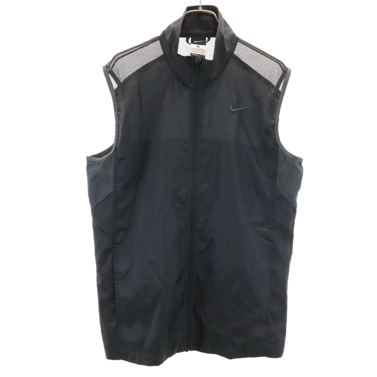 

NIKE Short sleeve mesh switching Best S black Men s Used